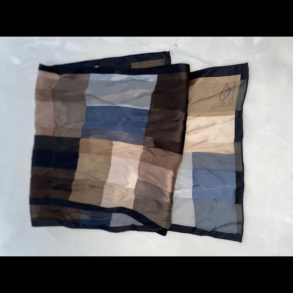 Oscar de la Renta silk scarf